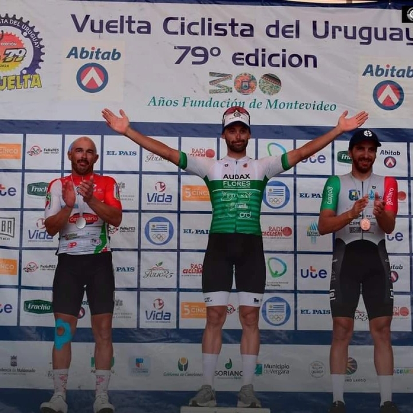 Rodreyck Asconeguy ganó la Etapa de la Vuelta que arribó a Trinidad