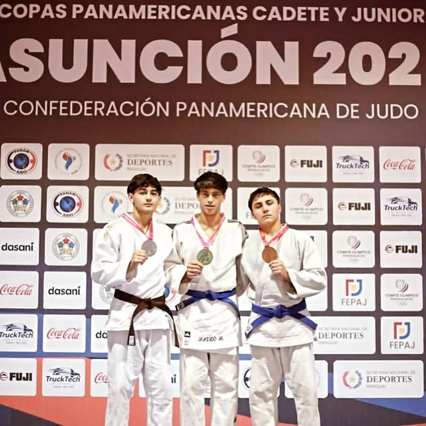 Medallas para Uruguay en las Copas Panamericanas de Judo de Asunción