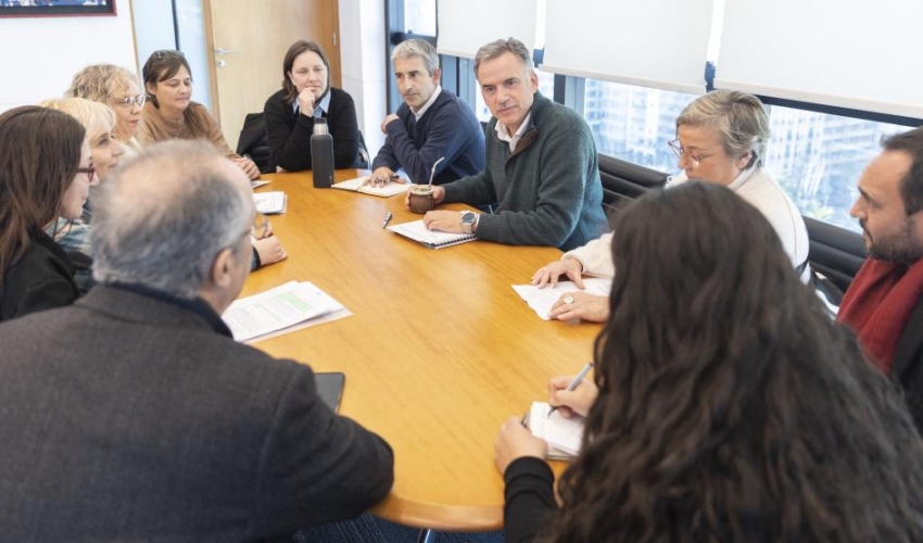 Presidente Orsi recibió a representantes de Federación Uruguaya de Magisterio