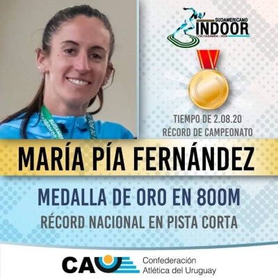 Oro para María Pía Fernández
