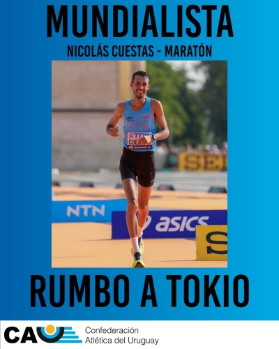 Nicolás Cuestas al Mundial de Tokio