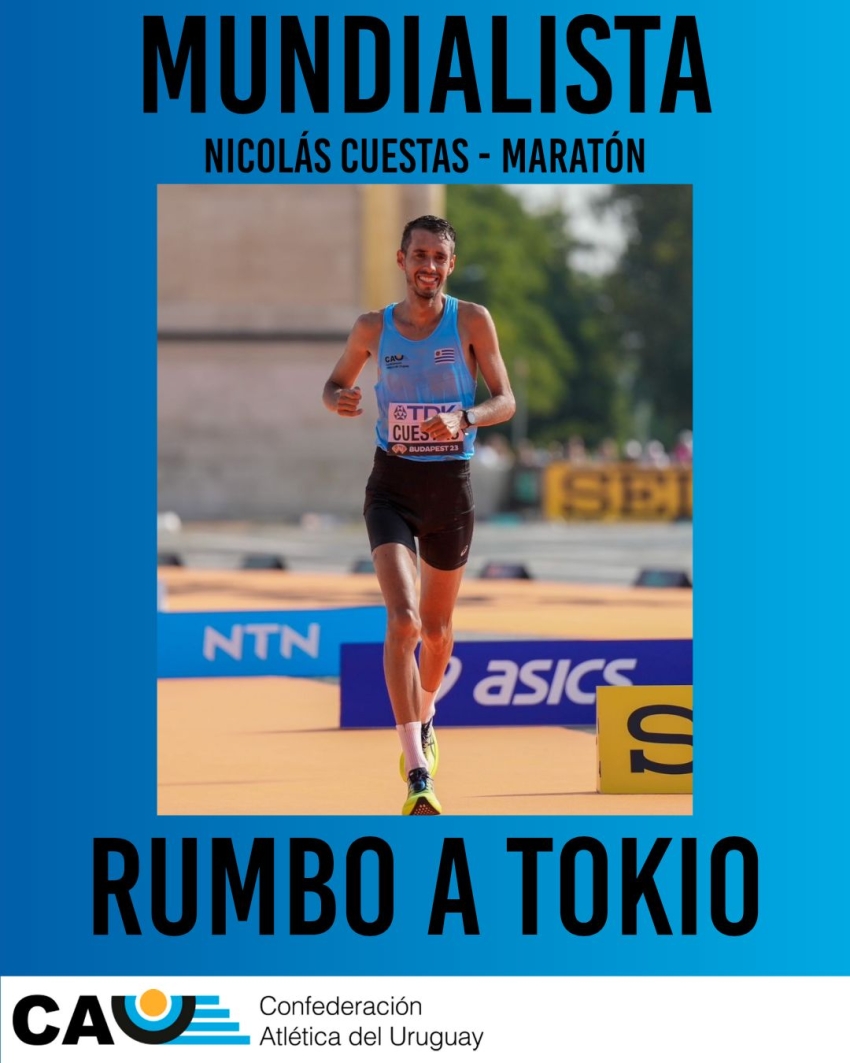 Nicolás Cuestas al Mundial de Tokio