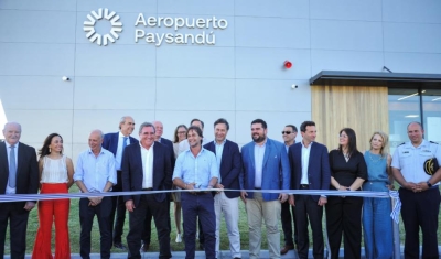 Lacalle Pou inauguró aeropuerto internacional de Paysandú