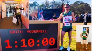 Luis Modernell en la Media Maratón de Buenos Aires