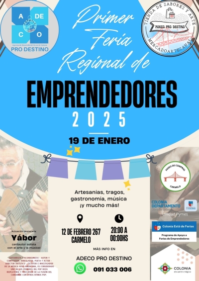 Primera Feria Regional de Emprendedores en Carmelo