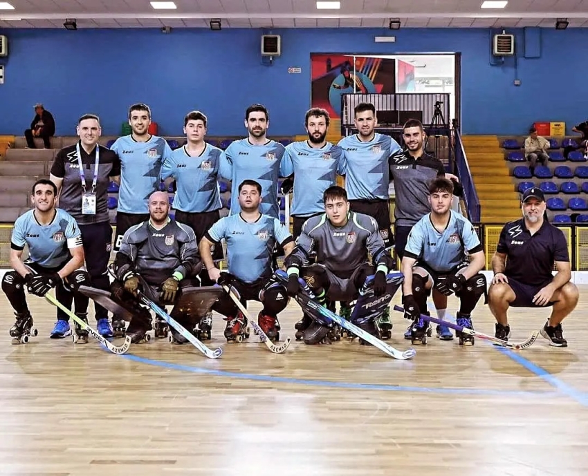 Medalla de Plata para Uruguay en Hockey sobre ruedas