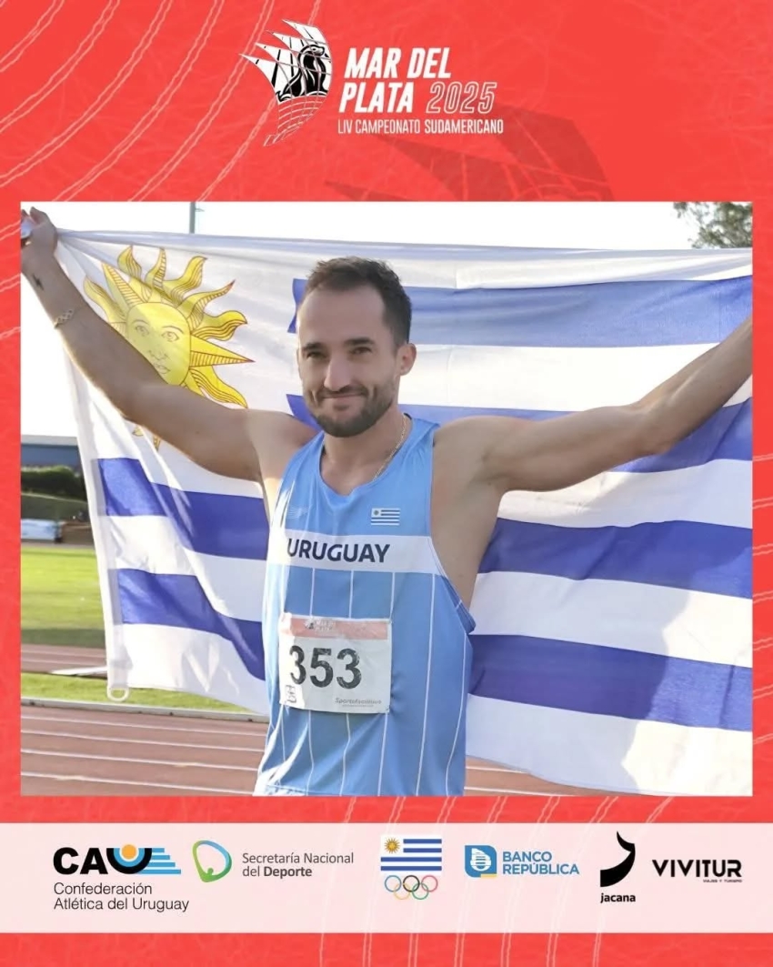 Oro para Uruguay en el Sudamericano de Atletismo