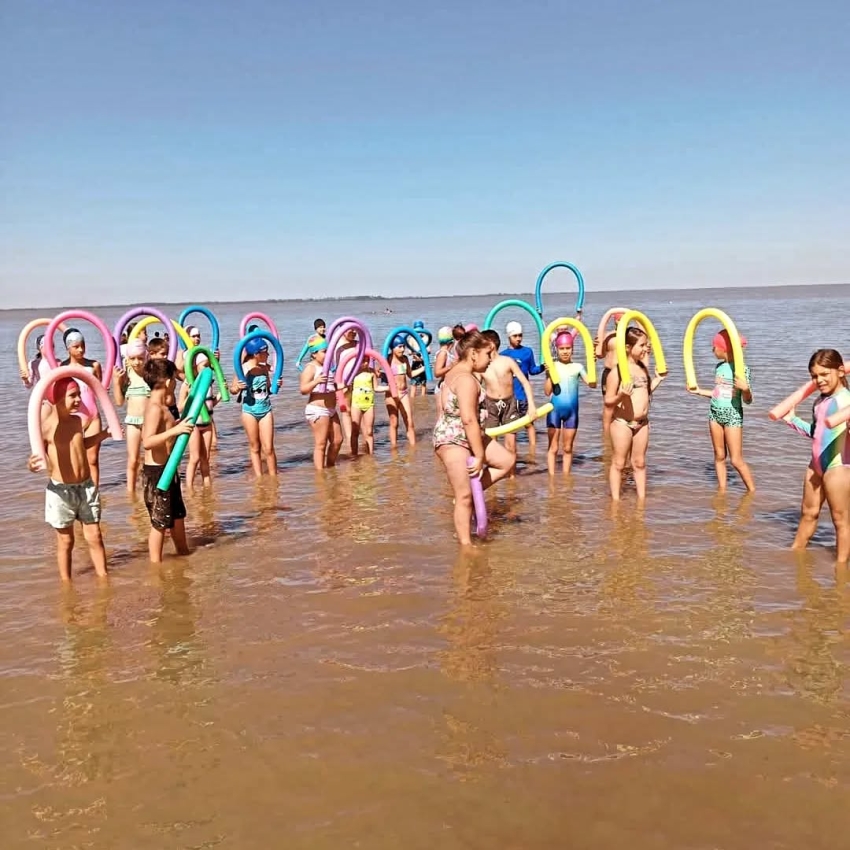 Natación en &quot;Playa Vieja&quot;