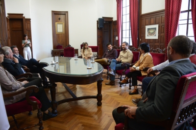 El nuevo directorio de ANDE visitó al Intendente