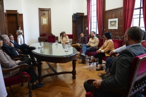 El nuevo directorio de ANDE visitó al Intendente