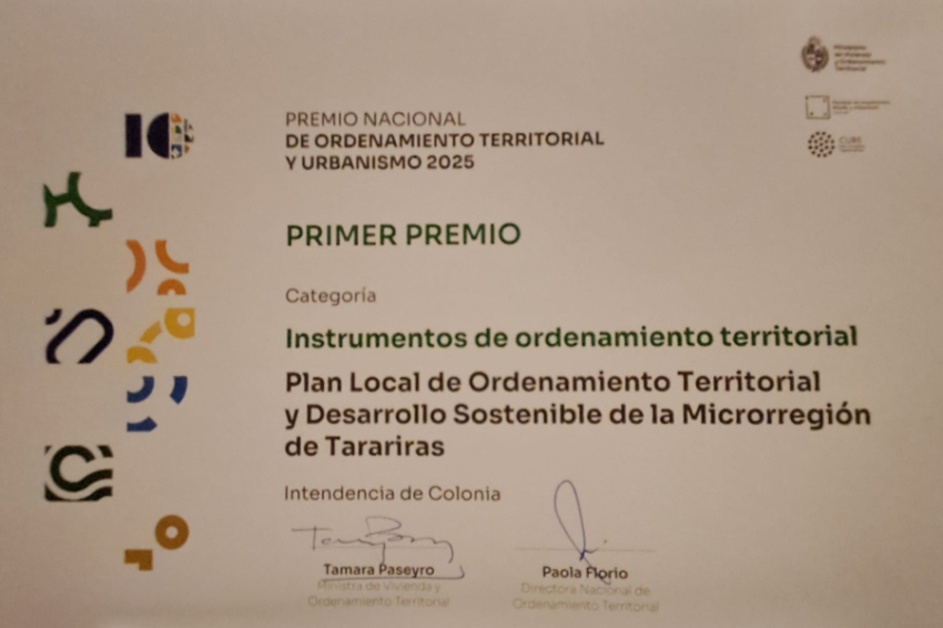 Premio para la Dirección de Planificación y Ambiente