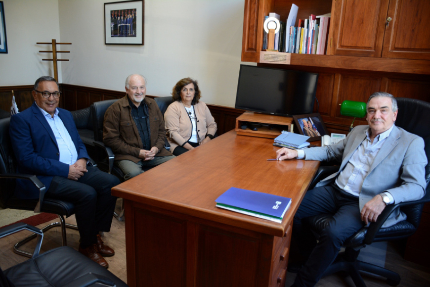 El Intendente recibió al Decano de enfermería
