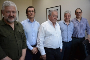 Moreira recibió a representantes de Universidad CLAEH y CTC