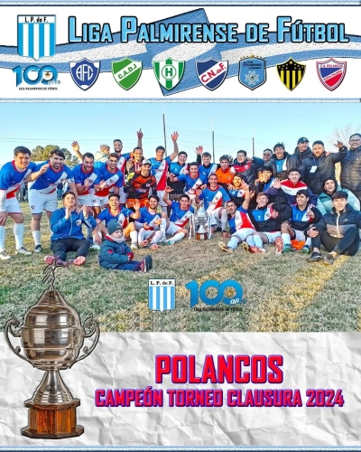 Fútbol Palmirense -Polancos Campeón del Torneo Clausura